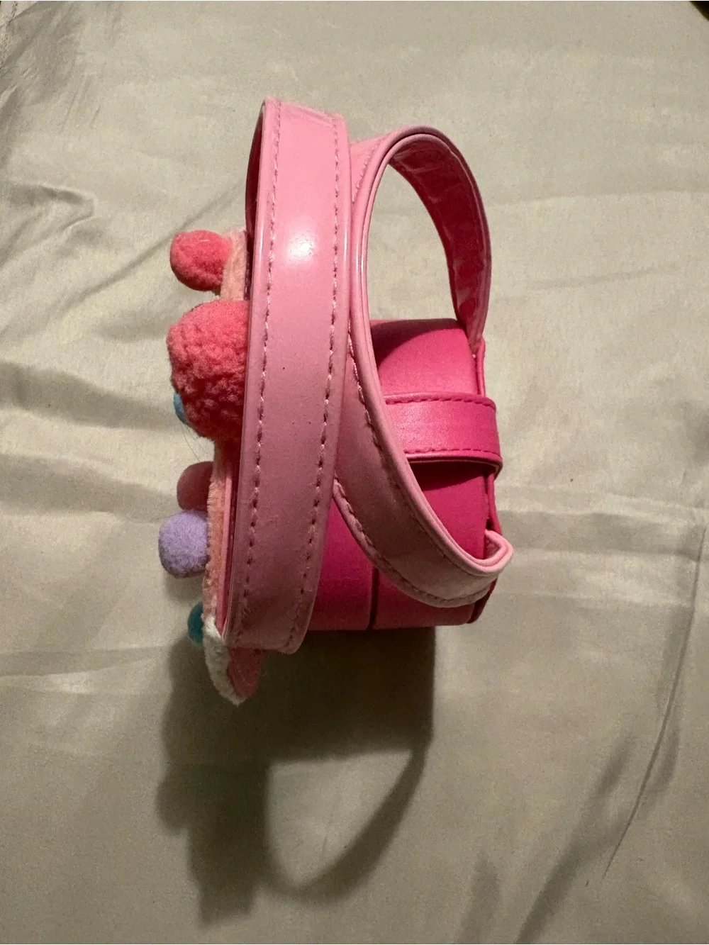 Gymboree Pink Cupcake Pom-Pom Kids Handbag